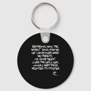 Alte Schule Rap Hip Hop Merch Juicy positives Zita Schlüsselanhänger
