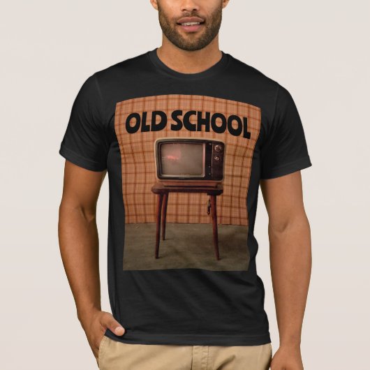 ALTE SCHULE RETRO TV GEBURTSTAG T - Shirt (Vorderseite)