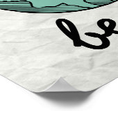 Alte Schule "Sei nett" Poster (Ecke)