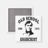 Alte Schule — Voltairine de Cleyre Magnet (Vorderseite/Rückseite)