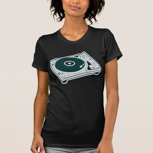 Alte Schule Wachs / Turntable T-Shirt (Vorderseite)