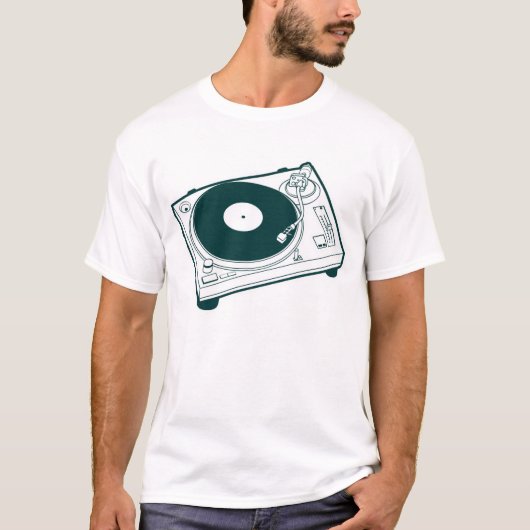 Alte Schule Wachs / Turntable T-Shirt (Vorderseite)