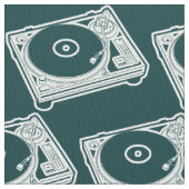 Alte Schule Wachs (Vinyl) Turntable Stoff (Nahaufnahme)