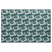 Alte Schule Wachs (Vinyl) Turntable Stoff (Fat Quarter (45,7 x 55,9 cm))