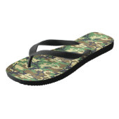 Alte Schule Woodland Camouflage Flip Flops Badesandalen (Schrägansicht)