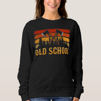 Alte Schule Woodwork Woodworker Artisan Sawstaub W Sweatshirt