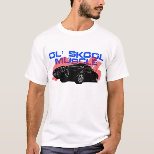 Alte Schulemuskel-Ladegerät-Auto-T-Shirt T-Shirt (Vorderseite)