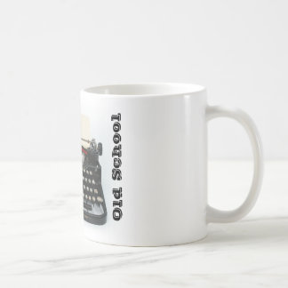 Alte Schuleschreibmaschinen-Tasse Kaffeetasse