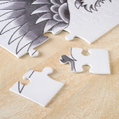 Alte Schuleulen-Tätowierungs-Entwurf Puzzle (Seite)