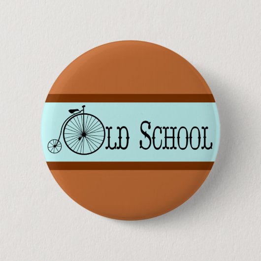 Alte Schulfahrrad-Penny-Farthing Button (Vorderseite)