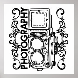 Alte Schulfotografie Poster