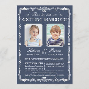 Alte SchulFotos, die Einladung Wedding sind