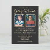 Alte SchulFotos, die Einladung Wedding sind (Stehend Vorderseite)