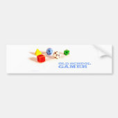 Alte SchulGamer • Autoaufkleber (Vorne)