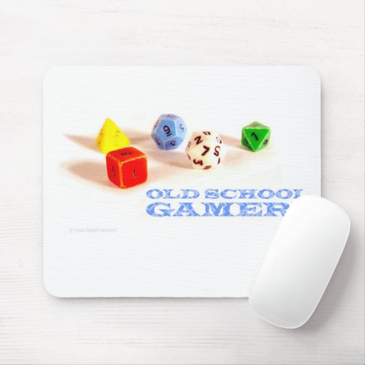 Alte SchulGamer • Mousepad (Mit Mouse)