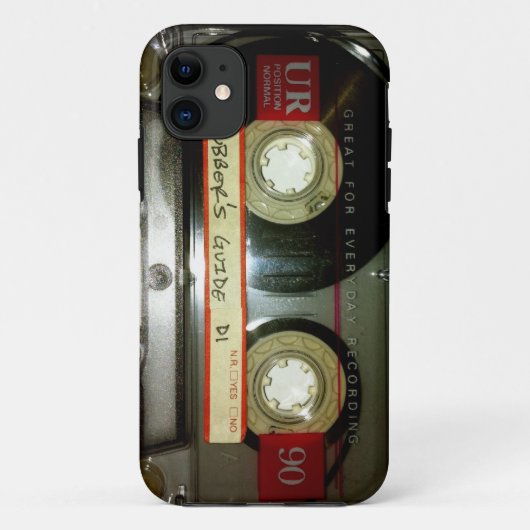 Alte SchulKassette Case-Mate iPhone Hülle (Rückseite)