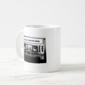 Alte Schulkassette Kaffeetasse (Vorderseite Links)