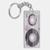 Alte SchulKassette Schlüsselanhänger (Vorderseite links)