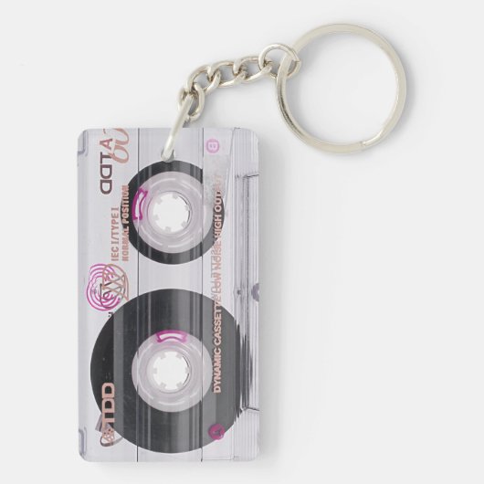 Alte SchulKassette Schlüsselanhänger (Rückseite)