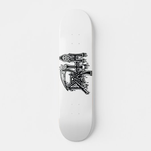 Alte Schullogoplattform Skateboard (Vorne)