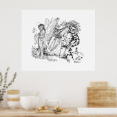 Alte Schulmagie Mischief in den Bergen Poster (Küche)