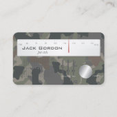 Alte Schulmilitär tarnt Radio Visitenkarte (Vorderseite)