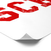 Alte Schulposter | Oldskool Geschenke Poster (Ecke)