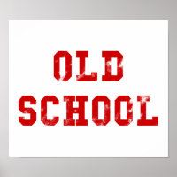 Alte Schulposter | Oldskool Geschenke
