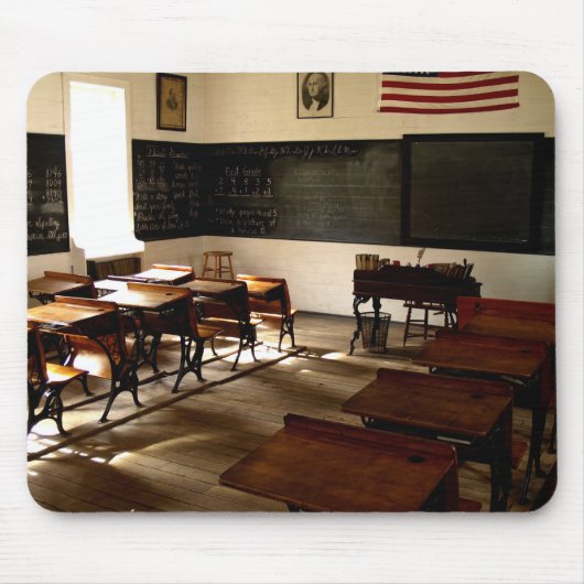 alte Schulraum-Mausunterlage Mousepad (Vorne)