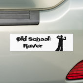 Alte Schulraver-Autoaufkleber Autoaufkleber (Auf Auto)