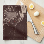 Alte Schulroute 66 Geschirrtuch (Viertel Falte)