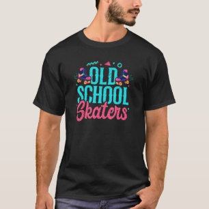Alte Schulskater Retro Skating Vintage Rollerskate T-Shirt