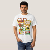 Alte SchulTech färbt 80er T - Shirts (Vorne ganz)