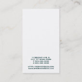 Alte SchulTurntable Visitenkarte (Rückseite)