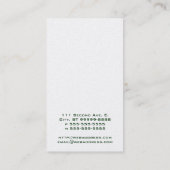 Alte SchulTurntable Visitenkarte (Rückseite)