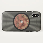Alte Schulvinylaufzeichnung Case-Mate iPhone Hülle (Rückseite (Horizontal))
