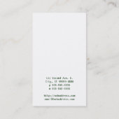 Alte Schulwache Visitenkarte (Rückseite)