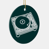 Alte Schulwachs/-Turntable Keramikornament (Rechts)