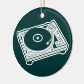 Alte Schulwachs/-Turntable Keramikornament (Links)