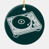 Alte Schulwachs/-Turntable Keramikornament (Hinten)