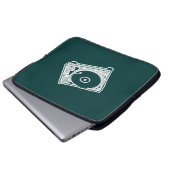 Alte Schulwachs/-Turntable Laptopschutzhülle (Vorne Knopf)