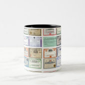 alte Schulwall street Markt bescheinigt Tasse (Mittel)