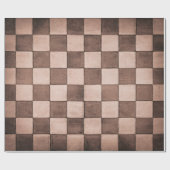 Alte schwarz-weiße Kachelwandstruktur Geschenkpapier (Flach)