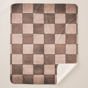 Alte schwarz-weiße Kachelwandstruktur Sherpadecke