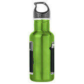 Alte schwarze Kamera Edelstahlflasche (Rückseite)