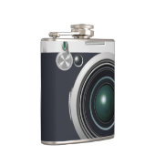 Alte schwarze Kamera Flachmann (Rechts)