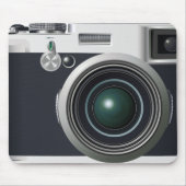 Alte schwarze Kamera Mousepad (Vorne)