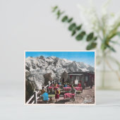 Alte Schweizer Alpen Postkarte (Stehend Vorderseite)