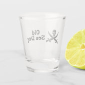 Alte See Hund Shotglas Schnapsglas (Rückseite)