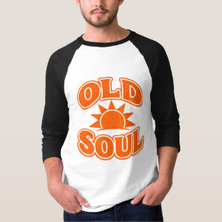 Alte Seele Retro Vintage-Typografie Sonnenuntergan T-Shirt